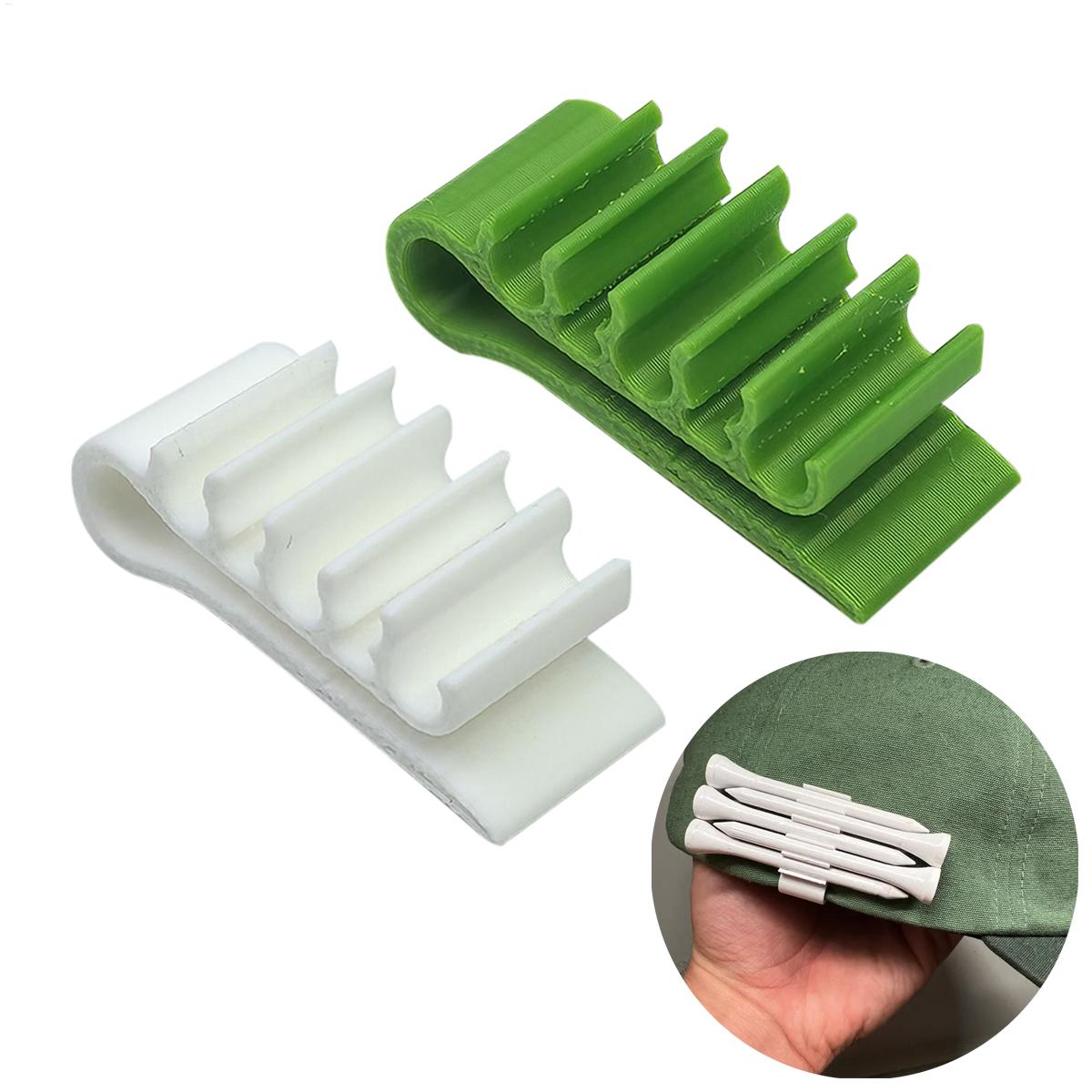 Golf Equipment Holder - 3D 프린팅 골프 티 모자챙 클립,