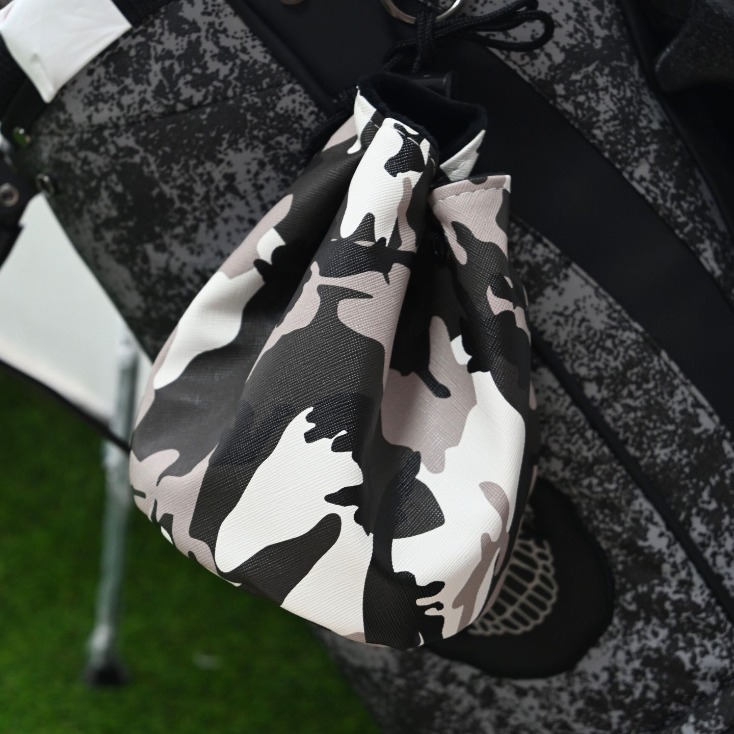 Golf Equipment Drawing - 1pc 골프 티백 파우치 위장 패치가