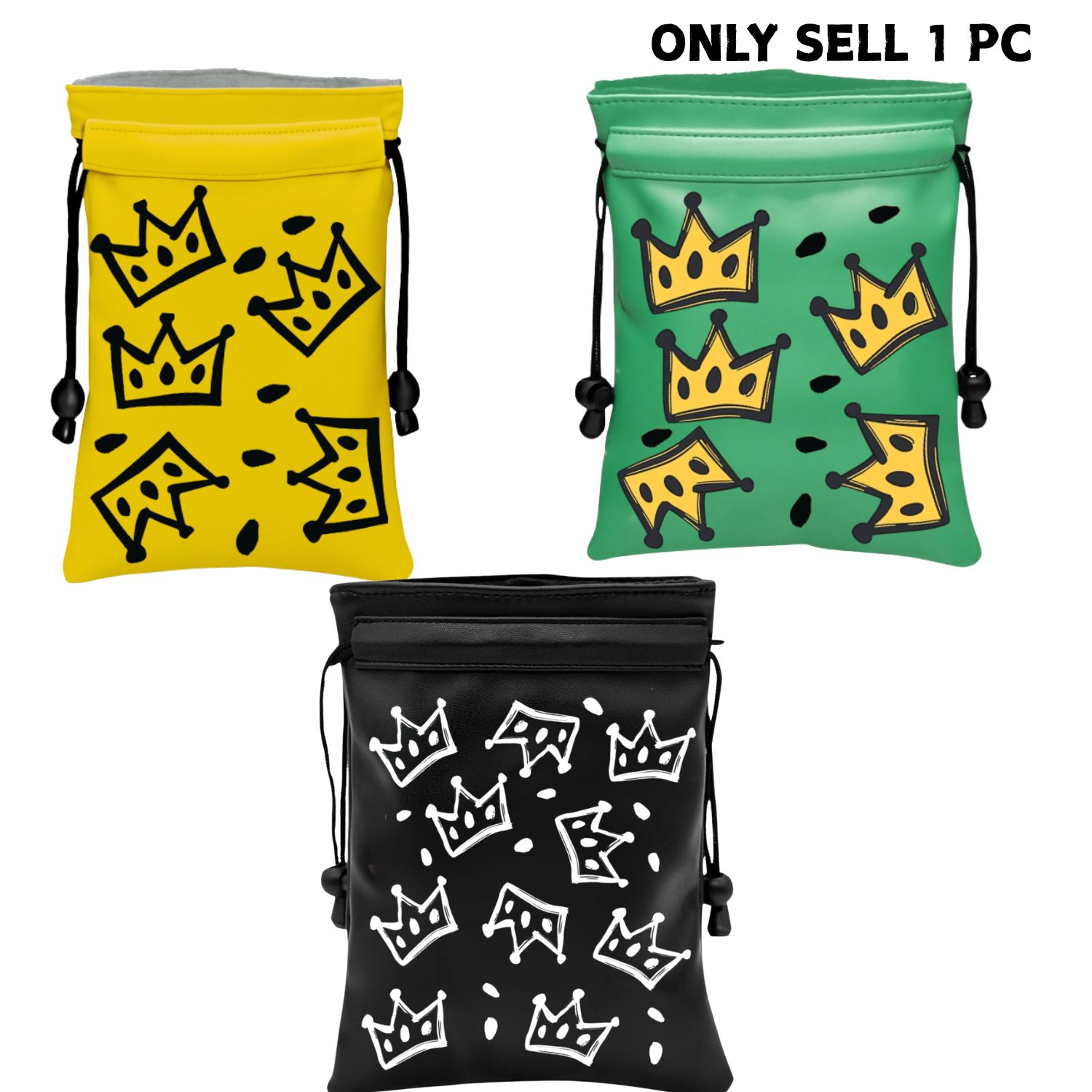 Golf Equipment Holder - 크라운 골프 귀중품 가방, 재미있는 골프
