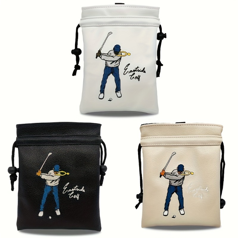Golf Equipment Drawing - 조임끈으로 닫는 휴대용 골프 가방 -