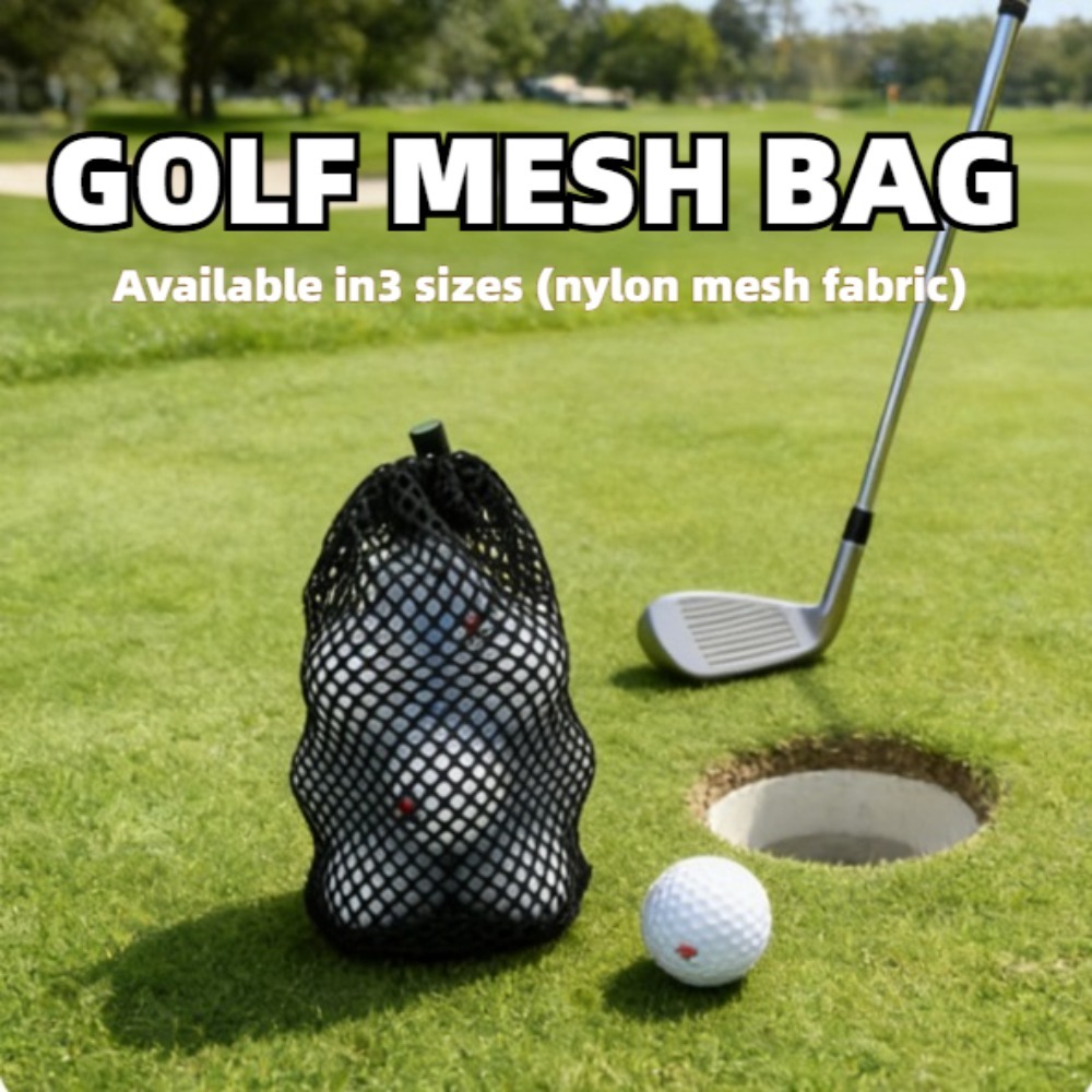 Golf Equipment Drawing - 골프 스포츠 메쉬 네트 백 나일론