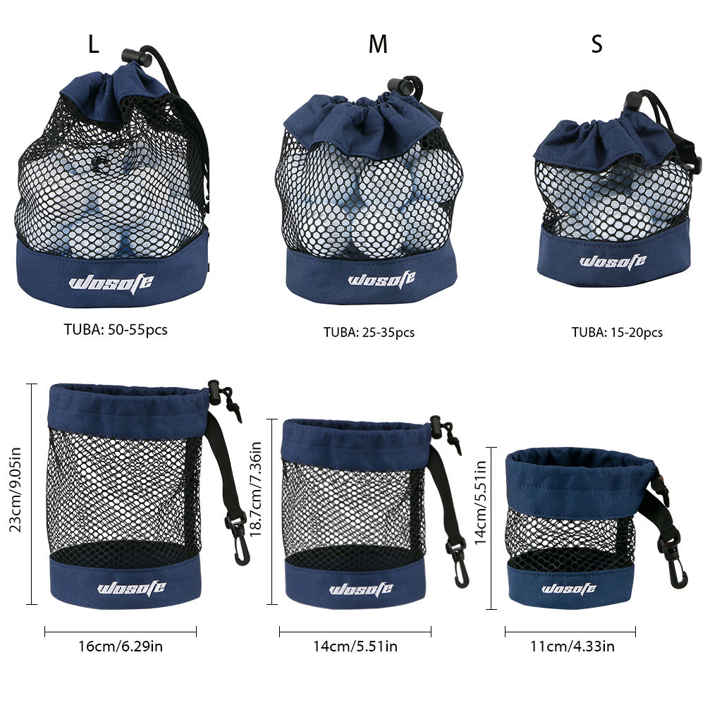 1pc 골프 공 가방, 메쉬 나일론 보관 공 가방, D - Golf Equipment Drawing 리뷰 및 가격