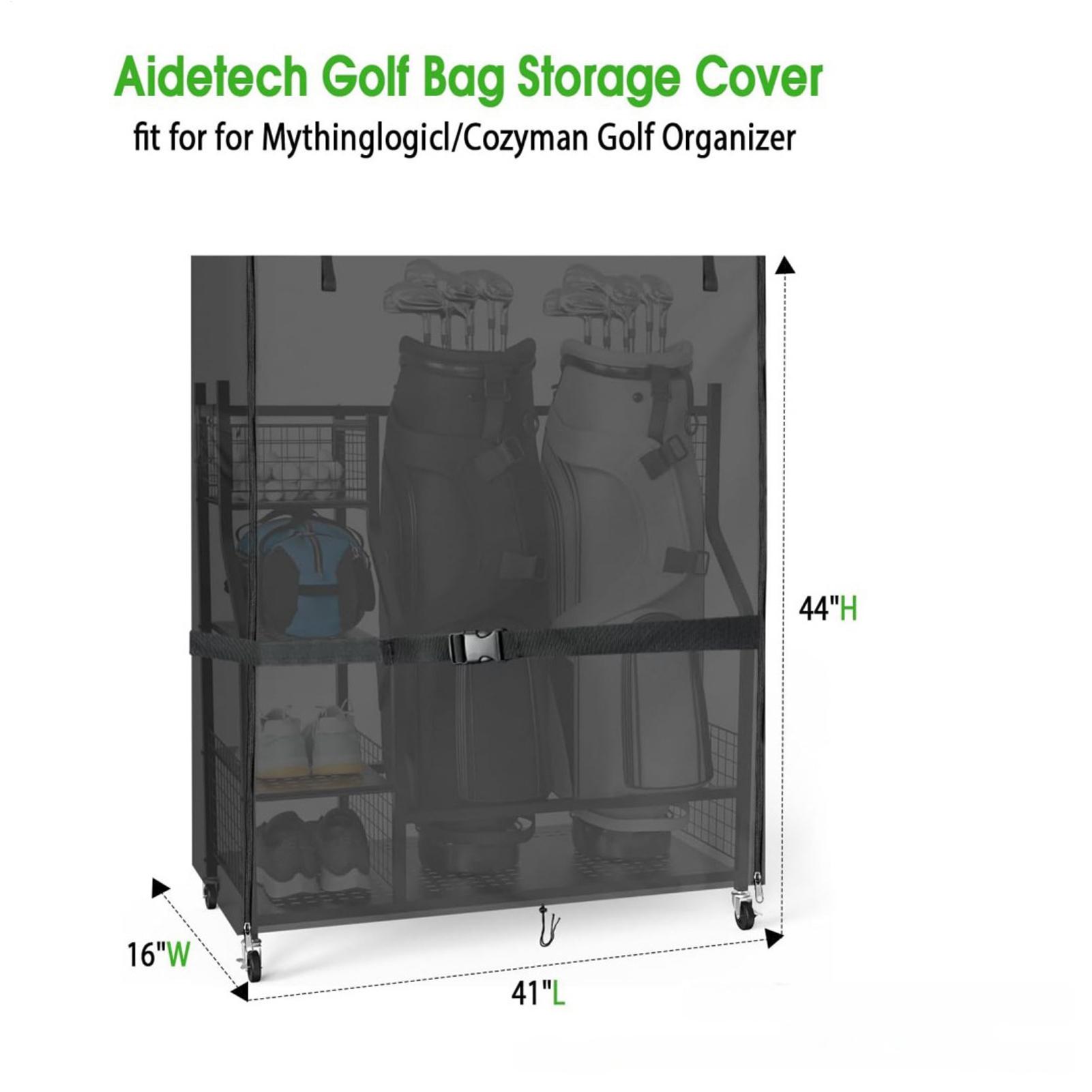 골프 가방 보관 커버 옥스포드 방진 방수 차고 정리함  - Golf Equipment Organizer For Garage 리뷰 및 가격
