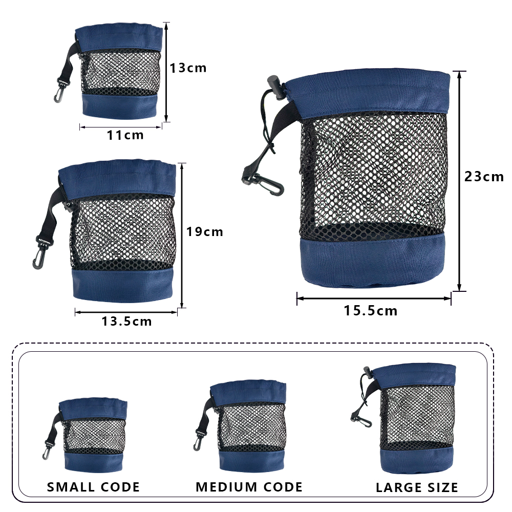 카라비너가 포함된 골프공 메쉬 드로스트링 파우치, 다양 - Golf Equipment Drawing 리뷰 및 가격