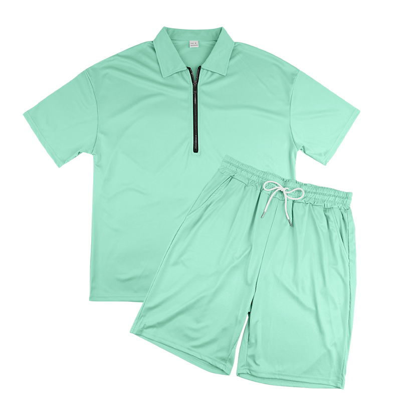 남성 하프집 카라 폴로 셔츠 투피스 세트 반팔 상의 드 - Golf Equipment Drawing 리뷰 및 가격