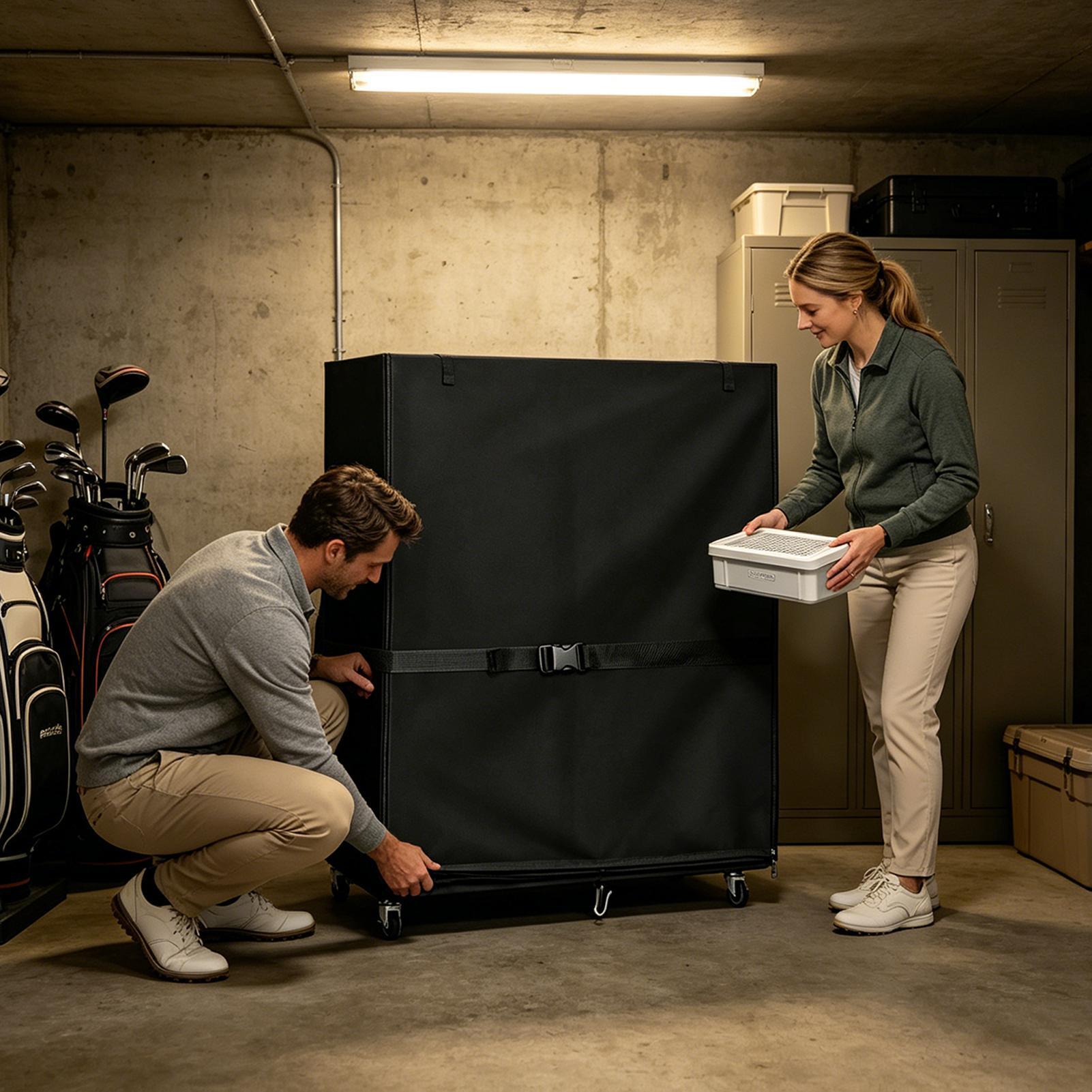 골프 가방 보관 랙 커버 옥스포드 차고 정리함 가드 골 - Golf Equipment Organizer For Garage 리뷰 및 가격