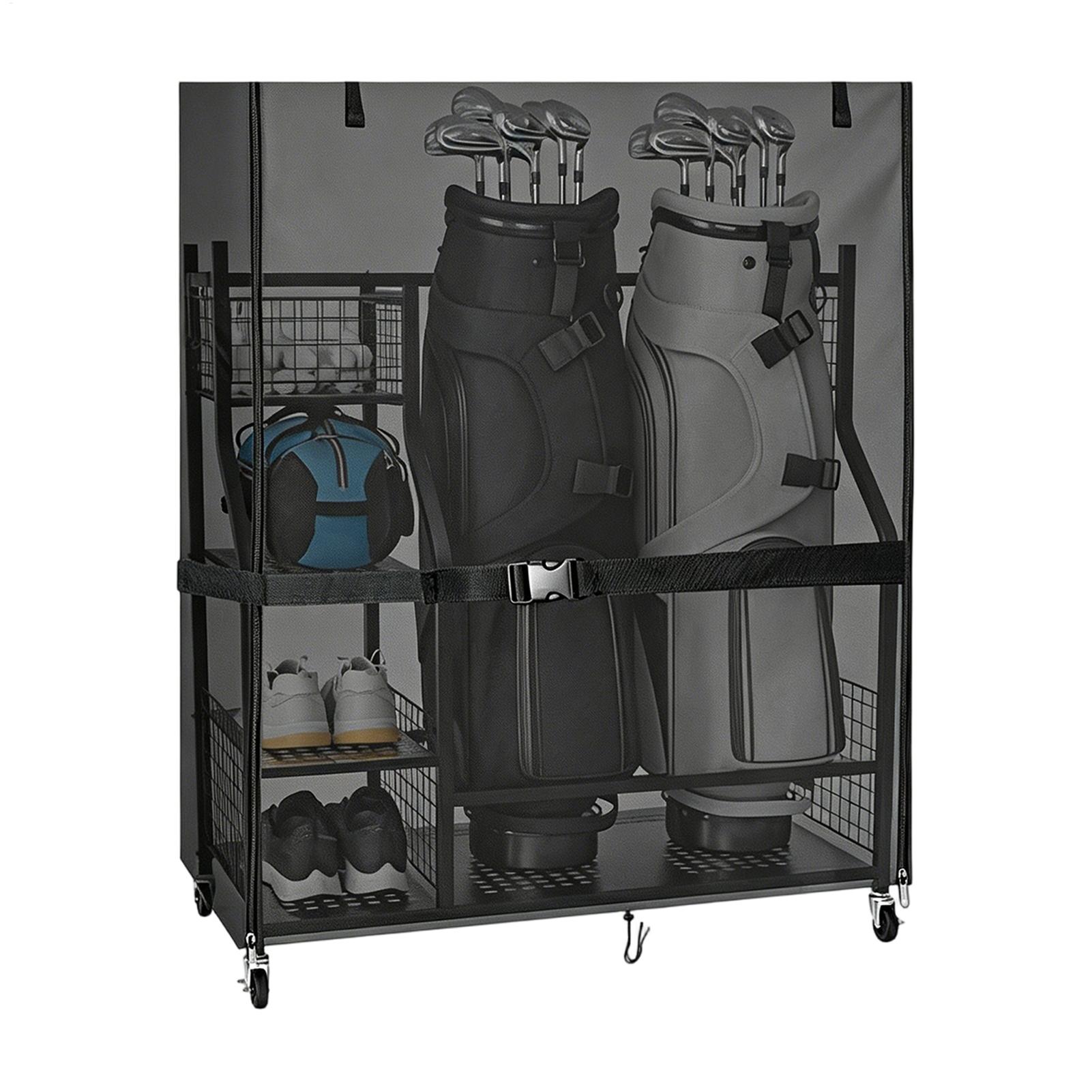 골프 보관 랙용 먼지 커버, 옥스포드 차고 정리함 가드 - Golf Equipment Organizer For Garage 리뷰 및 가격