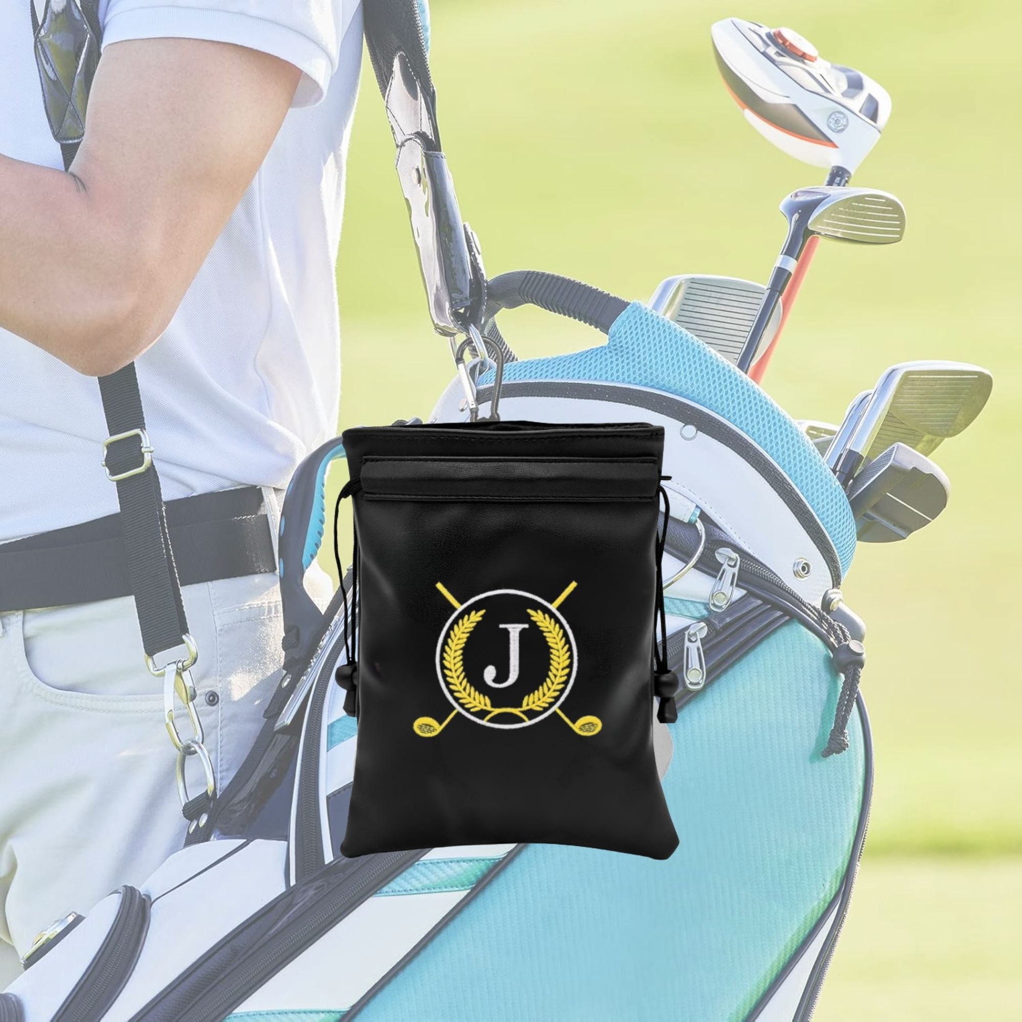 재미있는 골프 귀중품 파우치, 자수된 J 디자인, PU - Golf Equipment Drawing 리뷰 및 가격